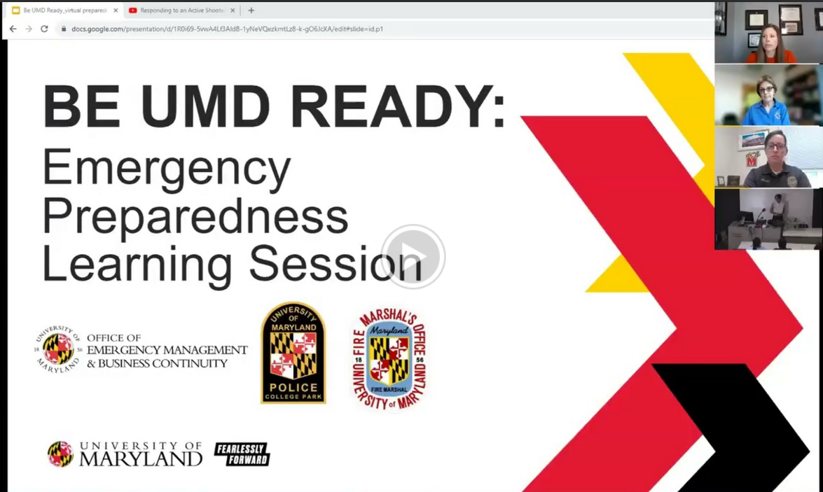 Be UMD Ready screen