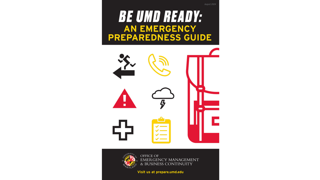 cover of be umd ready booklet in english