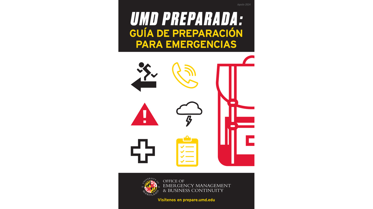 cover of be umd ready booklet in spanish